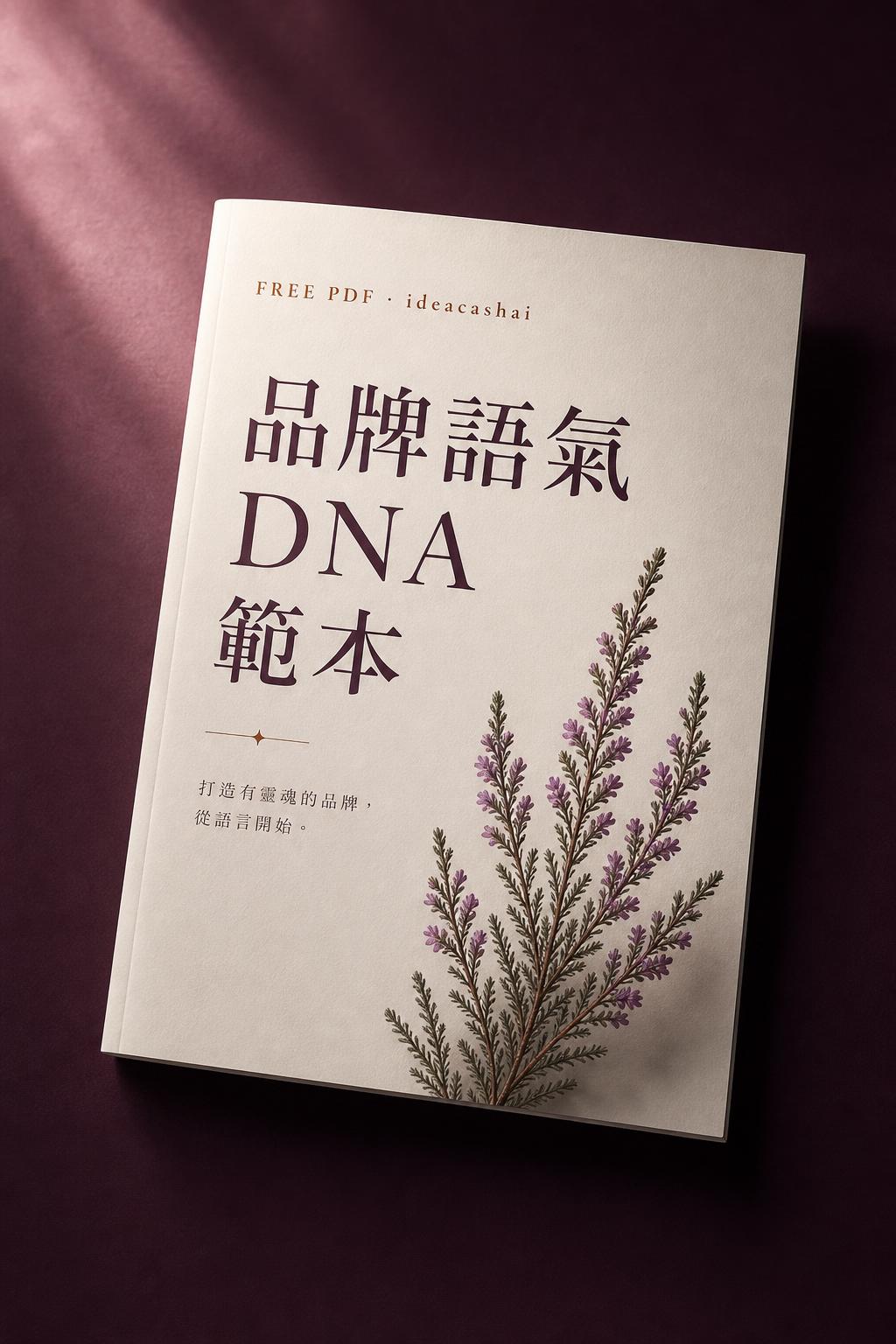 品牌語氣 DNA PDF 範本